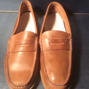 Sperry top sider khaki color loafers size 9.5M